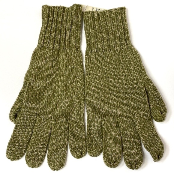 Madewell green wool texting gloves NWT - Picture 2 of 5